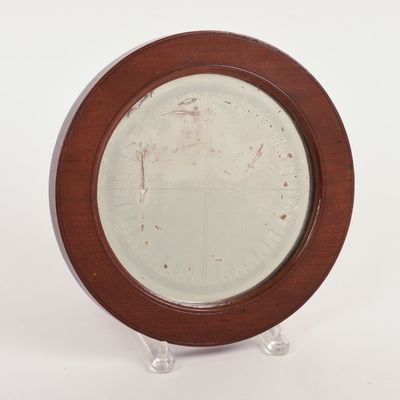 Sale Photo Thumbnail #362: Small Mirror With Compass Lines.