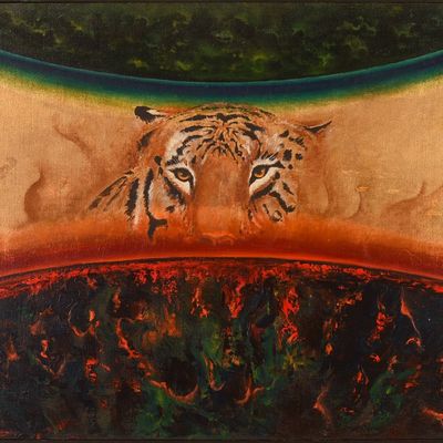 Sale Photo Thumbnail #212: John Squadra (b.1932).  Tiger in the Sun. 1981.