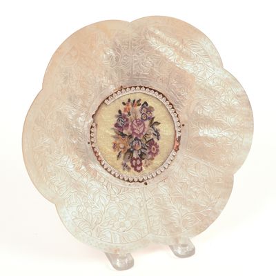 Sale Photo Thumbnail #96: Chinese Carved Mother of Pearl Frame