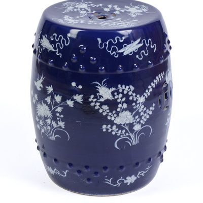 Sale Photo Thumbnail #49: 19 Century Chinese Porcelain Garden Seat.