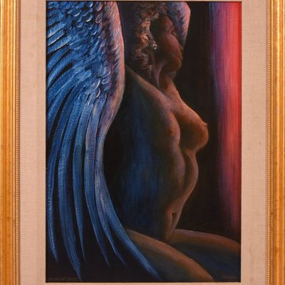 Sale Photo Thumbnail #199: John Squadra (b. 1932).  Iridescent Angel.