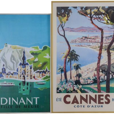 Sale Photo Thumbnail #285: Two French Travel Posters.