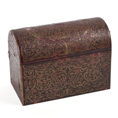 Sale Photo Thumbnail #57: 19th Century English Boulle Desk Box.