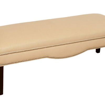 Sale Photo Thumbnail #247: Lily & Jack Faux Leather Bench.