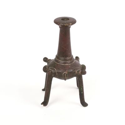 Sale Photo Thumbnail #73: Antique Middle Eastern Bronze Kohl Container