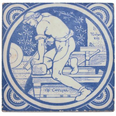 Sale Photo Thumbnail #183: Minton's China Works Tile.
