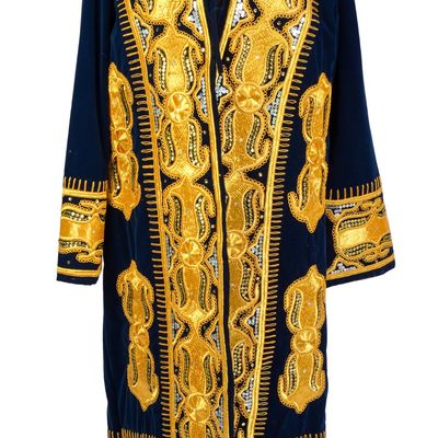 Sale Photo Thumbnail #397: Finely Embroidered Robe With Gold Thread.