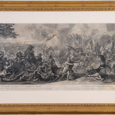 Sale Photo Thumbnail #280: Battle of Arbella, After Charles Le Brun.