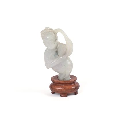 Sale Photo Thumbnail #88: Chinese Carved Jade Figure