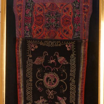 Sale Photo Thumbnail #241: Chinese Miao People Embrodered Panel.