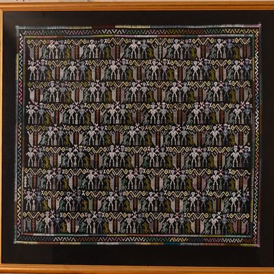 Sale Photo Thumbnail #251: Chinese Naxi People Embroidered Panel.