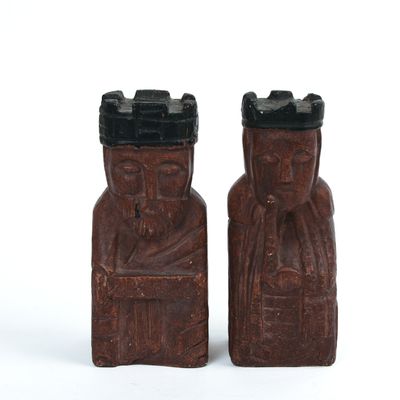 Sale Photo Thumbnail #270: Large Ceramic King and Queen.