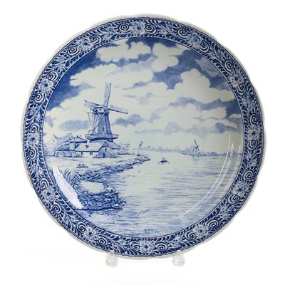 Sale Photo Thumbnail #323: Boch for Royal Sphinx Delft Charger.
