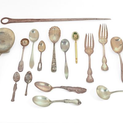 Sale Photo Thumbnail #337: Group of Sterling Silver Flatware.