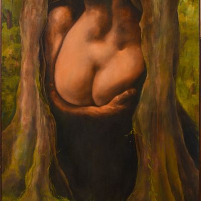 Sale Photo Thumbnail #204: John Squadra (b. 1932).  The Lovers.
