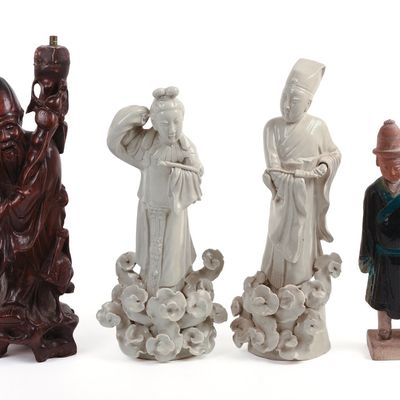 Sale Photo Thumbnail #98: Four Chinese Figures