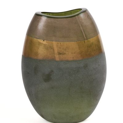 Sale Photo Thumbnail #385: Vetreria Bisanzio Murano Glass Vase.