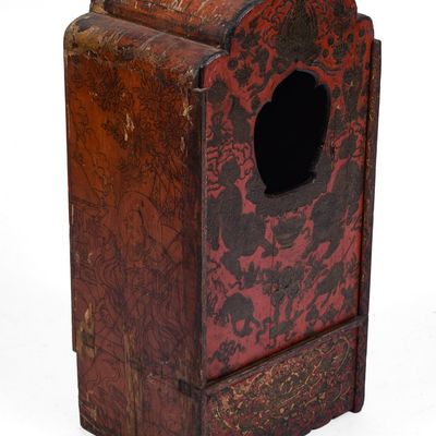 Small Tibetan Hand Painted Cabinet.