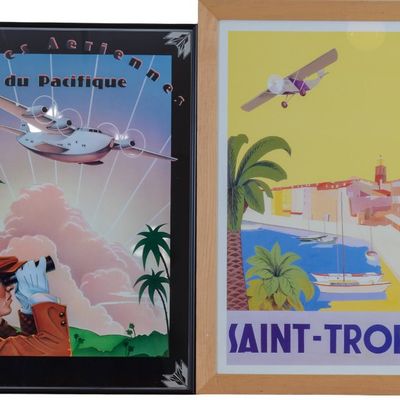 Sale Photo Thumbnail #288: Four Travel Posters.