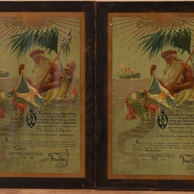 Sale Photo Thumbnail #319: Two Posters by Hans Bohrdt.