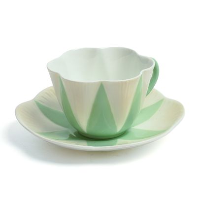 Sale Photo Thumbnail #27: Rare Shelley Porcelain Teacup and Saucer.