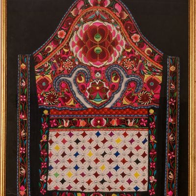 Sale Photo Thumbnail #242: Chinese Miao People Embrodered Panel.