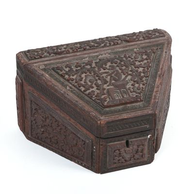Sale Photo Thumbnail #75: Carved Indian Sandalwood Box