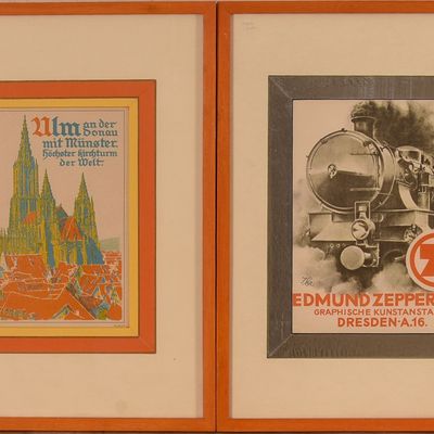 Sale Photo Thumbnail #329: Two 20th Century German Posters.