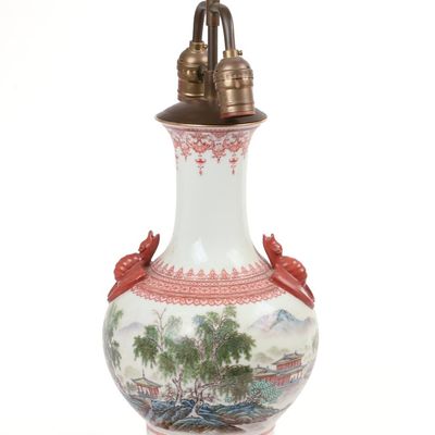 Sale Photo Thumbnail #97: Old Chinese Famille Rose Vase