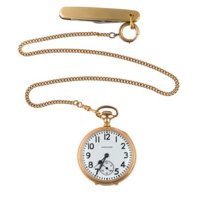 Sale Photo Thumbnail #124: Hamilton 992 Railroad Grade Pocket Watch