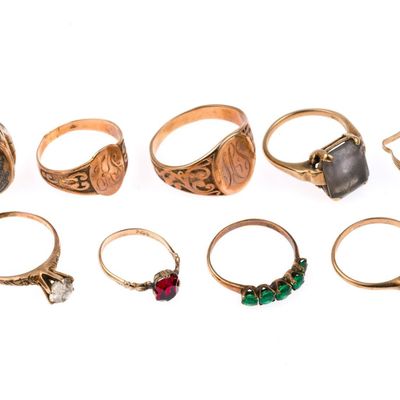 Sale Photo Thumbnail #34: 10K Gold Scrap Rings