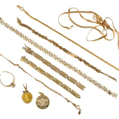 Sale Photo Thumbnail #13: Gold 14K 18K and Bullion Pure Gold