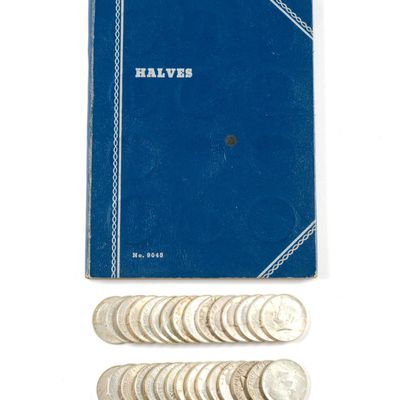 Sale Photo Thumbnail #175: Kennedy Silver Half Dollars Mostly 1964