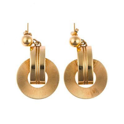 Sale Photo Thumbnail #50: 14K Gold Earrings
