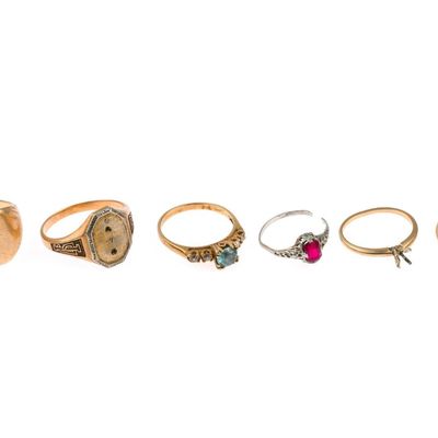Sale Photo Thumbnail #32: 14K Gold Scrap Rings