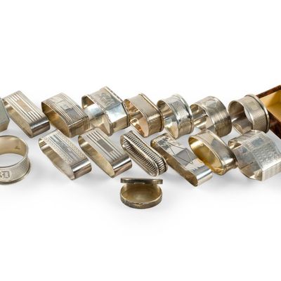 Sale Photo Thumbnail #262: Sterling Silver Napkin Rings