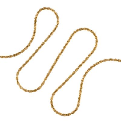 Sale Photo Thumbnail #4: 14K Gold Chain Necklace