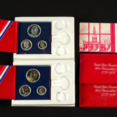 Sale Photo Thumbnail #225: Four Silver Bicentennial Sets