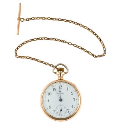 Sale Photo Thumbnail #123: 14K Gold Waltham Pocket Watch