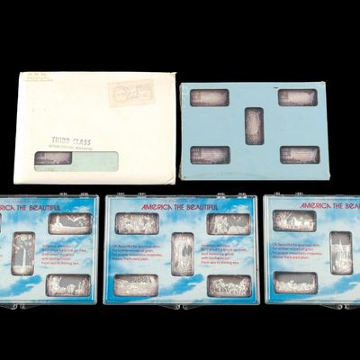 Sale Photo Thumbnail #163: Twenty Five Troy Ounces Pure Silver Bar Sets