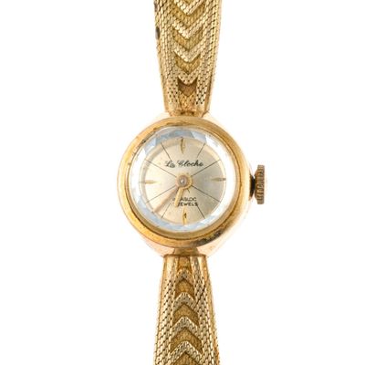 Sale Photo Thumbnail #88: 14K Gold Le Cloche Bracelet Watch