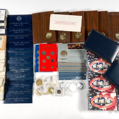Sale Photo Thumbnail #224: Silver Eisenhower Dollars And State Quarter Sets And Medallions
