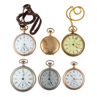 Sale Photo Thumbnail #134: Six Pocket Watches