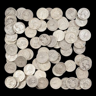 Sale Photo Thumbnail #186: Silver Washington Quarters