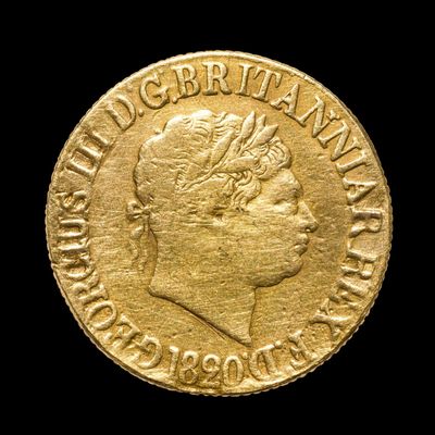 Sale Photo Thumbnail #210: 1820 Gold Sovereign Great Britain