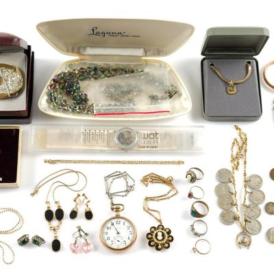 Sale Photo Thumbnail #39: Jewelry Incl. Silver and 10K Gold