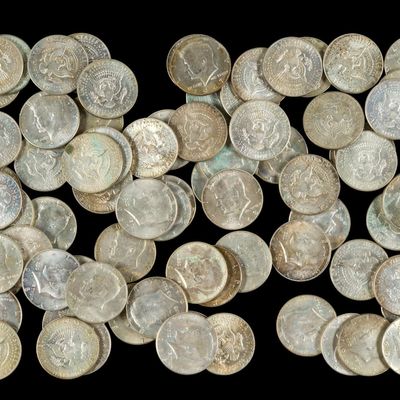 Sale Photo Thumbnail #206: Silver Kennedy Half Dollars