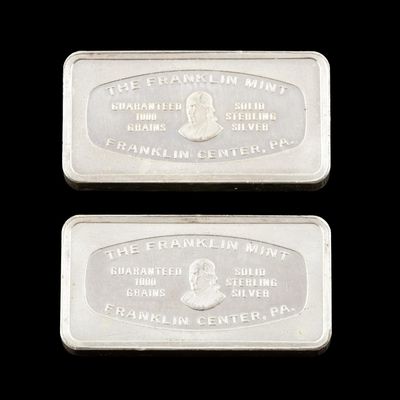 Sale Photo Thumbnail #155: Two Pure Silver Bars