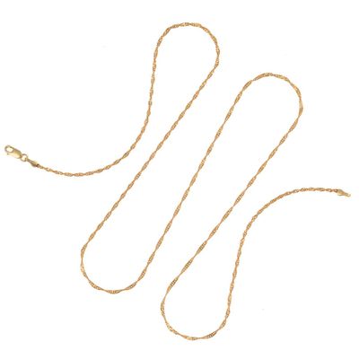 Sale Photo Thumbnail #9: 14K Gold Chain Necklace