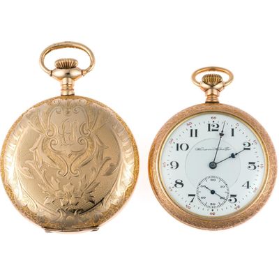 Sale Photo Thumbnail #121: Two Gold-Filled Pocket Watches